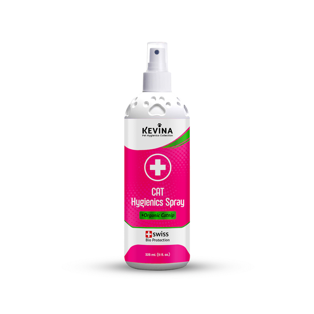 สเปรย์ฆ่าเชื้อดับกลิ่นอเนกประสงค์สำหรับแมว KEVINA HYGIENICS SPRAY ขนาด 325 ML.